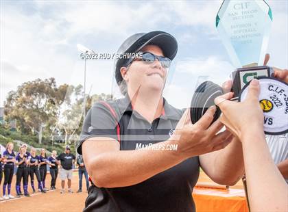 Thumbnail 2 in Foothills Christian vs. Fallbrook (CIF SDS Division 5 Finals) photogallery.
