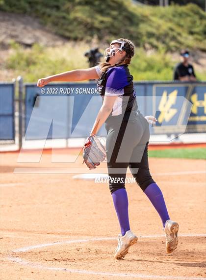 Thumbnail 2 in Foothills Christian vs. Fallbrook (CIF SDS Division 5 Finals) photogallery.