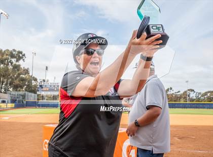 Thumbnail 3 in Foothills Christian vs. Fallbrook (CIF SDS Division 5 Finals) photogallery.