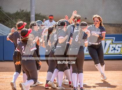 Thumbnail 3 in Foothills Christian vs. Fallbrook (CIF SDS Division 5 Finals) photogallery.
