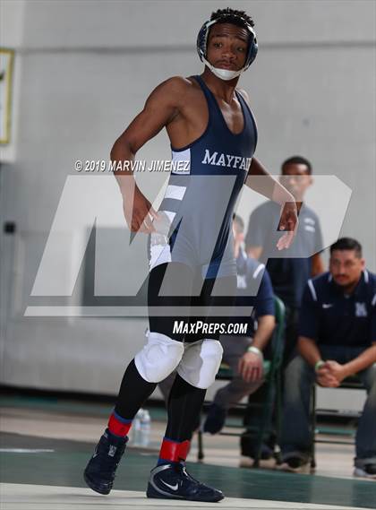 Thumbnail 2 in CIF Tournament Division 4 Duals Team photogallery.