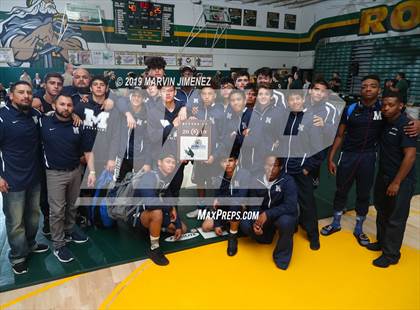 Thumbnail 3 in CIF Tournament Division 4 Duals Team photogallery.