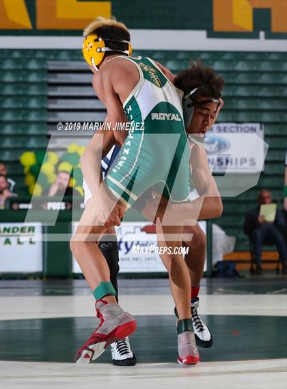 Thumbnail 2 in CIF Tournament Division 4 Duals Team photogallery.