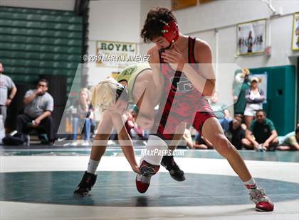 Thumbnail 3 in CIF Tournament Division 4 Duals Team photogallery.