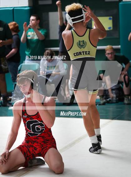 Thumbnail 2 in CIF Tournament Division 4 Duals Team photogallery.