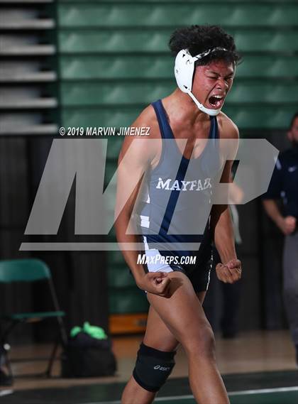 Thumbnail 2 in CIF Tournament Division 4 Duals Team photogallery.