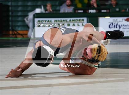 Thumbnail 3 in CIF Tournament Division 4 Duals Team photogallery.