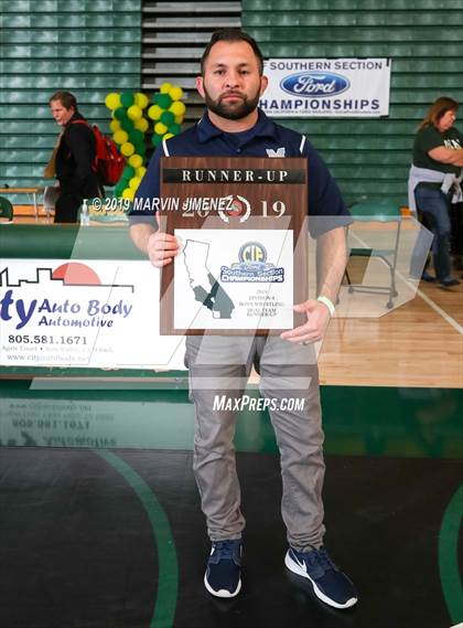 Thumbnail 3 in CIF Tournament Division 4 Duals Team photogallery.