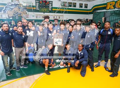 Thumbnail 2 in CIF Tournament Division 4 Duals Team photogallery.