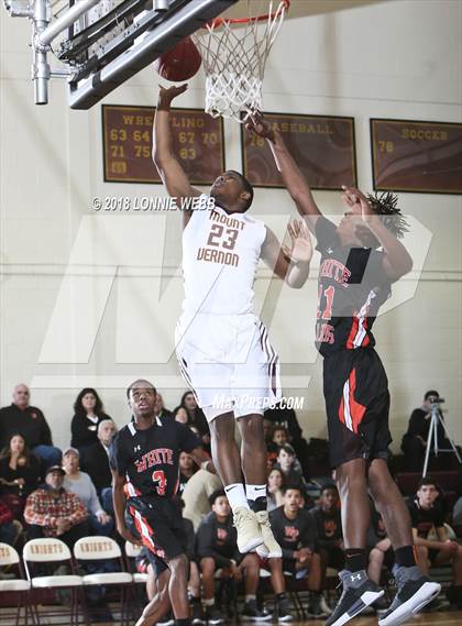 Thumbnail 1 in White Plains vs Mt. Vernon (Section 1 Class AA First Round) photogallery.
