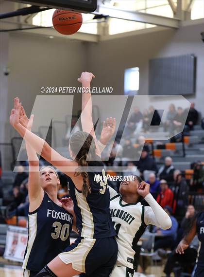 Thumbnail 3 in Wachusett Regional vs Foxborough (IAABO Board 27 Invitational Tournament) photogallery.