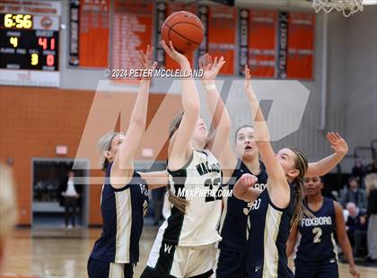 Thumbnail 2 in Wachusett Regional vs Foxborough (IAABO Board 27 Invitational Tournament) photogallery.
