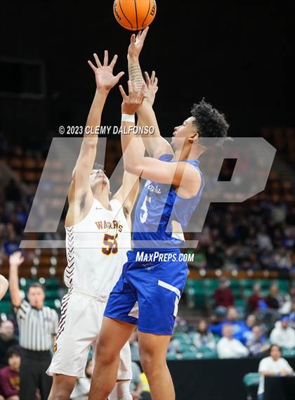 Thumbnail 2 in Eagle Ridge Academy vs Pueblo Central (CHSAA 4A GREAT 8) photogallery.