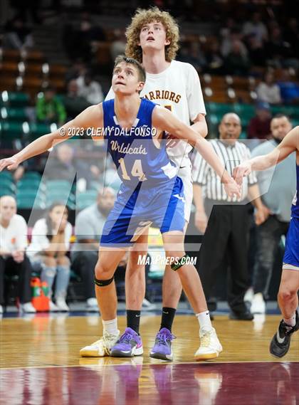 Thumbnail 1 in Eagle Ridge Academy vs Pueblo Central (CHSAA 4A GREAT 8) photogallery.