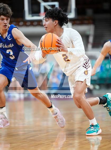 Thumbnail 1 in Eagle Ridge Academy vs Pueblo Central (CHSAA 4A GREAT 8) photogallery.