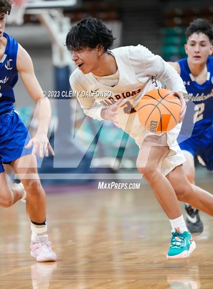 Thumbnail 2 in Eagle Ridge Academy vs Pueblo Central (CHSAA 4A GREAT 8) photogallery.