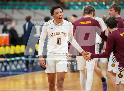 Thumbnail 3 in Eagle Ridge Academy vs Pueblo Central (CHSAA 4A GREAT 8) photogallery.