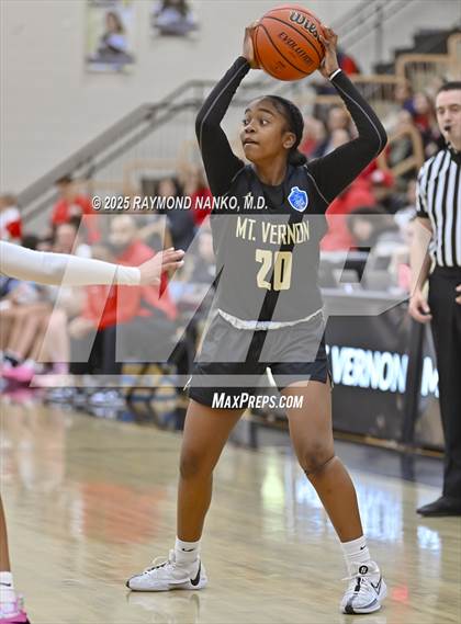 Thumbnail 2 in Mt. Vernon vs. Richmond (IHSAA 4A Section 9 Semifinal)  photogallery.