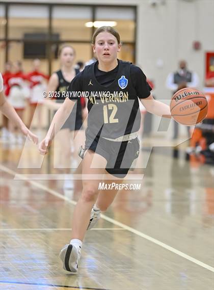 Thumbnail 2 in Mt. Vernon vs. Richmond (IHSAA 4A Section 9 Semifinal)  photogallery.