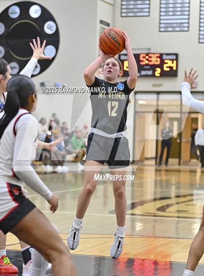 Thumbnail 3 in Mt. Vernon vs. Richmond (IHSAA 4A Section 9 Semifinal)  photogallery.