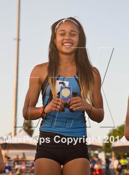 Thumbnail 3 in CIF State Track and Field (Girls Podium Awards) photogallery.