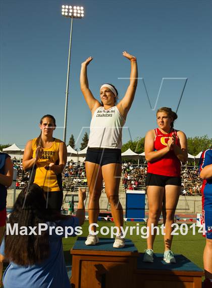Thumbnail 2 in CIF State Track and Field (Girls Podium Awards) photogallery.