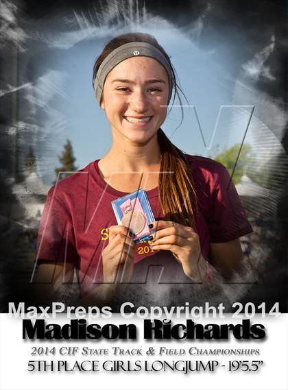 Thumbnail 2 in CIF State Track and Field (Girls Podium Awards) photogallery.