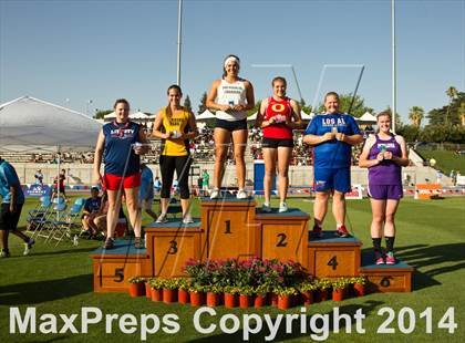 Thumbnail 1 in CIF State Track and Field (Girls Podium Awards) photogallery.