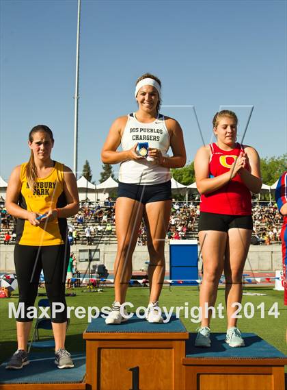 Thumbnail 3 in CIF State Track and Field (Girls Podium Awards) photogallery.