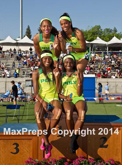 Thumbnail 3 in CIF State Track and Field (Girls Podium Awards) photogallery.
