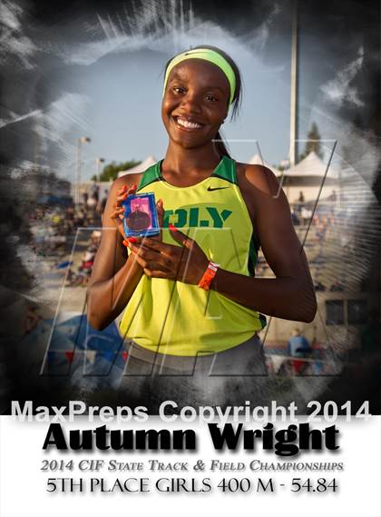 Thumbnail 2 in CIF State Track and Field (Girls Podium Awards) photogallery.