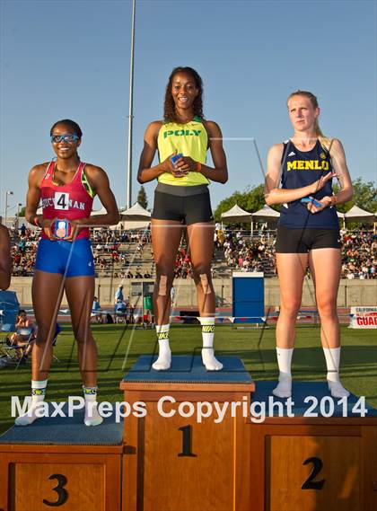 Thumbnail 1 in CIF State Track and Field (Girls Podium Awards) photogallery.