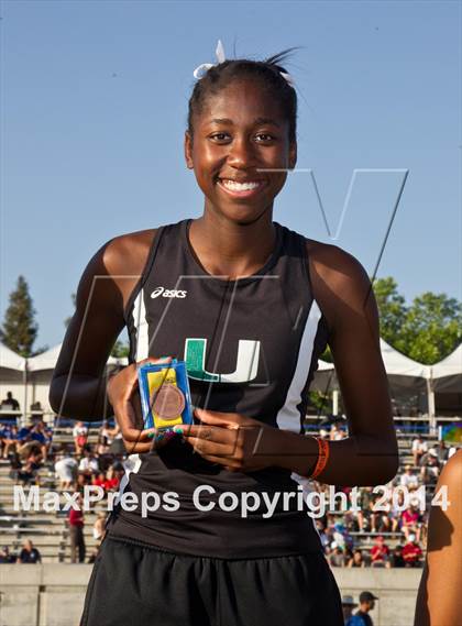 Thumbnail 3 in CIF State Track and Field (Girls Podium Awards) photogallery.