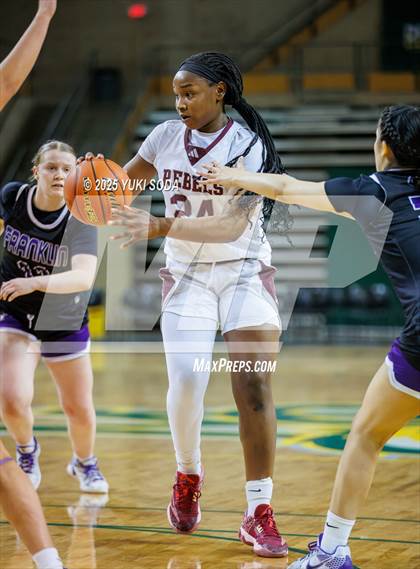Thumbnail 2 in Midland Legacy vs. Franklin (UIL Basketball 6A D1 Bi-District) photogallery.