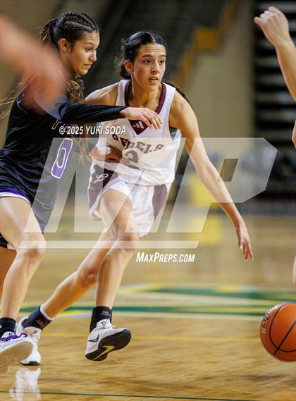 Thumbnail 3 in Midland Legacy vs. Franklin (UIL Basketball 6A D1 Bi-District) photogallery.
