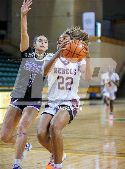 Thumbnail 3 in Midland Legacy vs. Franklin (UIL Basketball 6A D1 Bi-District) photogallery.