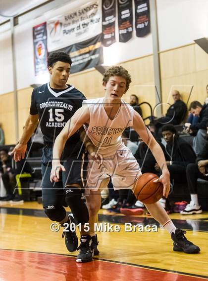 Thumbnail 2 in Commonwealth Academy vs Proctor Academy (St Andrew's Holiday Classic) photogallery.