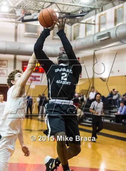 Thumbnail 2 in Commonwealth Academy vs Proctor Academy (St Andrew's Holiday Classic) photogallery.