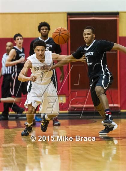 Thumbnail 2 in Commonwealth Academy vs Proctor Academy (St Andrew's Holiday Classic) photogallery.
