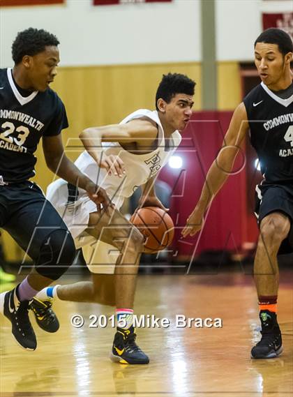 Thumbnail 3 in Commonwealth Academy vs Proctor Academy (St Andrew's Holiday Classic) photogallery.
