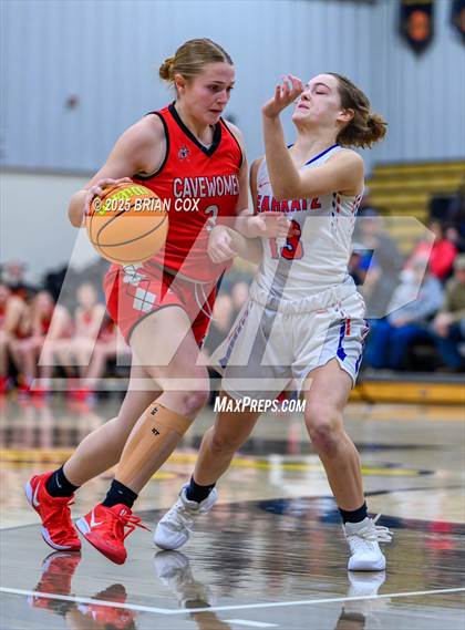 Thumbnail 2 in Melbourne vs Cave City (3A-2 District Tournament) photogallery.