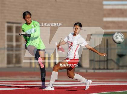 Thumbnail 2 in Canyon Springs vs. Southeast Career Tech (NIAA 4A First Round) photogallery.