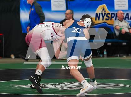 Thumbnail 1 in NYSPHSAA Wrestling Championships Round 2 126 lbs. - 145 lbs. photogallery.