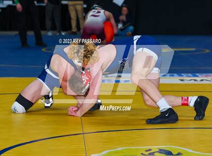 Thumbnail 1 in NYSPHSAA Wrestling Championships Round 2 126 lbs. - 145 lbs. photogallery.
