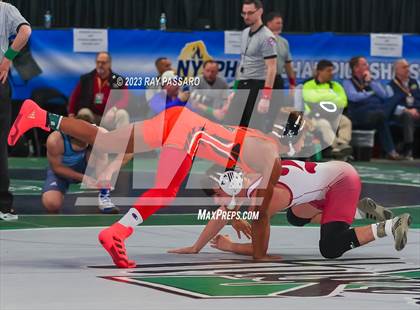 Thumbnail 2 in NYSPHSAA Wrestling Championships Round 2 126 lbs. - 145 lbs. photogallery.
