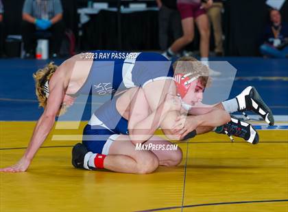 Thumbnail 2 in NYSPHSAA Wrestling Championships Round 2 126 lbs. - 145 lbs. photogallery.