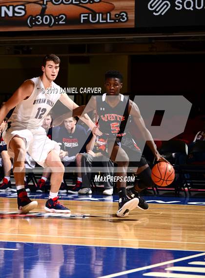 Thumbnail 3 in Byram Hills vs. White Plains (Slam Dunk Tournament) photogallery.