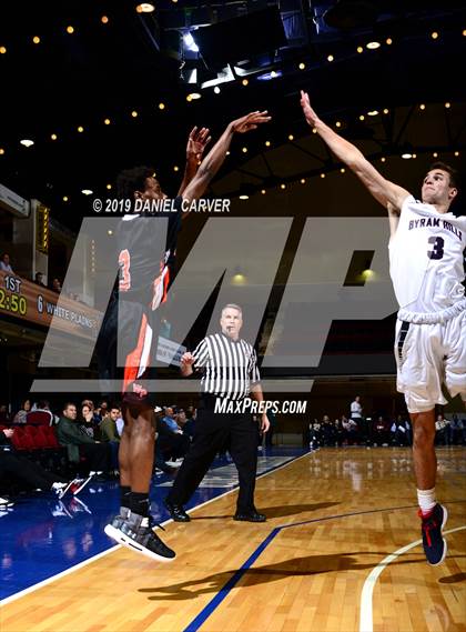 Thumbnail 1 in Byram Hills vs. White Plains (Slam Dunk Tournament) photogallery.