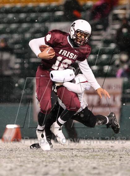 Thumbnail 2 in Elmira Free Academy/Southside vs. Aquinas (NYSPHSAA Class AA Semifinal) photogallery.