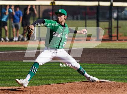 Thumbnail 3 in West Vigo vs. Brebeuf Jesuit Preparatory (IHSAA 3A Regional Semi-Final) photogallery.